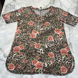 Cheetah Print Women’s Blouse
